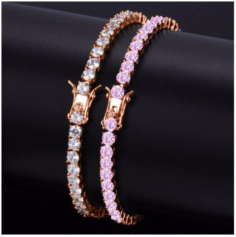 ROCK 4MM One Row Tennis Bracelet | 960545 Bling Master Bracelet