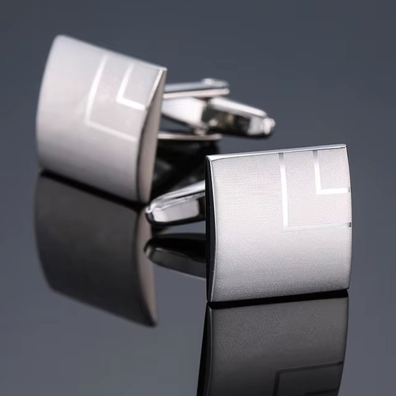 High Quality Cufflinks Luxury Cuff Links Mens French Square Button Shirts Accessories Business Jewelry