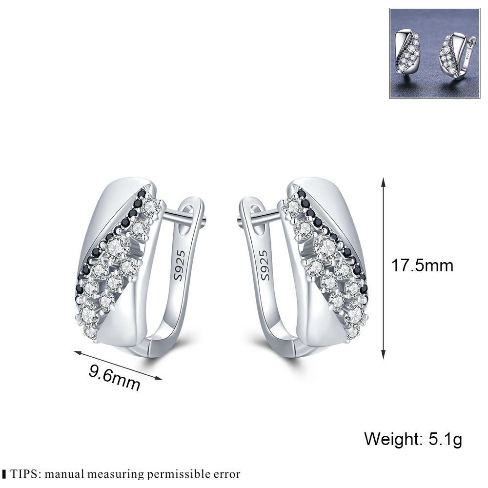 Refined Stylish And Versatile Stud Earrings 925 silver