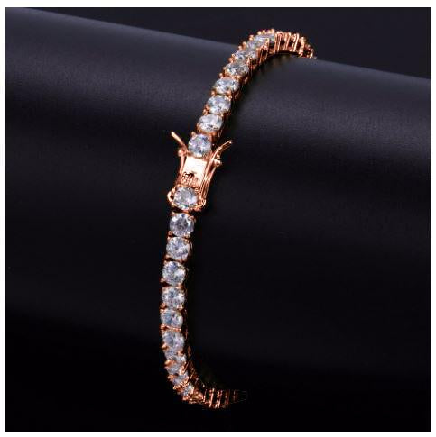 ROCK 4MM One Row Tennis Bracelet | 960545 Bling Master Bracelet