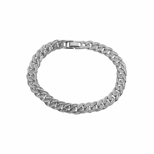 CREW BM 8 MM Cuban Bracelet | 970751 Bling Master Rhinestone Bracelet