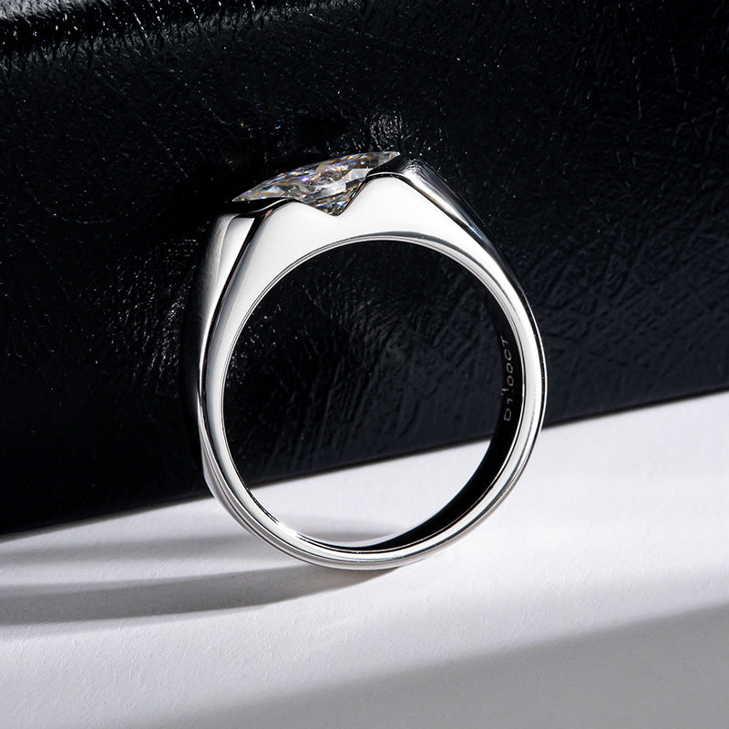 Horse Eye Fashion Personality Moissanite Ring