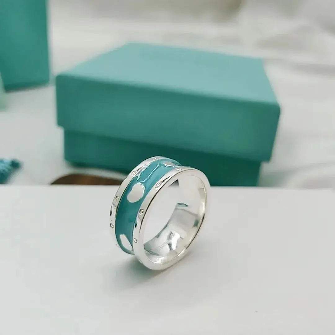 Luxury 925 Sterling Silver Heart-Shaped Ring for Women
