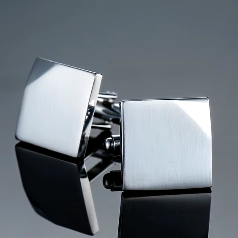 High Quality Cufflinks Luxury Cuff Links Mens French Square Button Shirts Accessories Business Jewelry