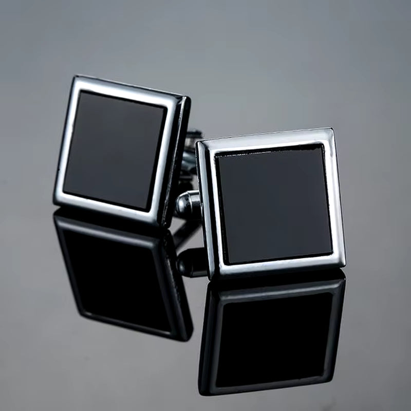 High Quality Cufflinks Luxury Cuff Links Mens French Square Button Shirts Accessories Business Jewelry