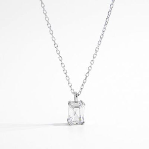925 Sterling Silver Zircon Pendant Necklace Zircon Pendant Jewelry