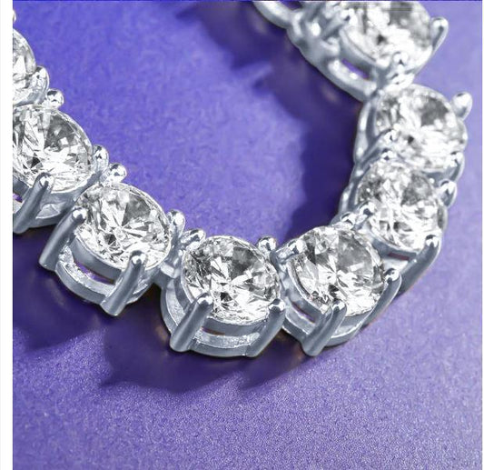 ROCK 4 MM One Row Tennis Chain | 960011 Bling Master Brass Metal Chain