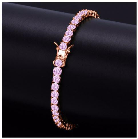 ROCK 4MM One Row Tennis Bracelet | 960545 Bling Master Bracelet