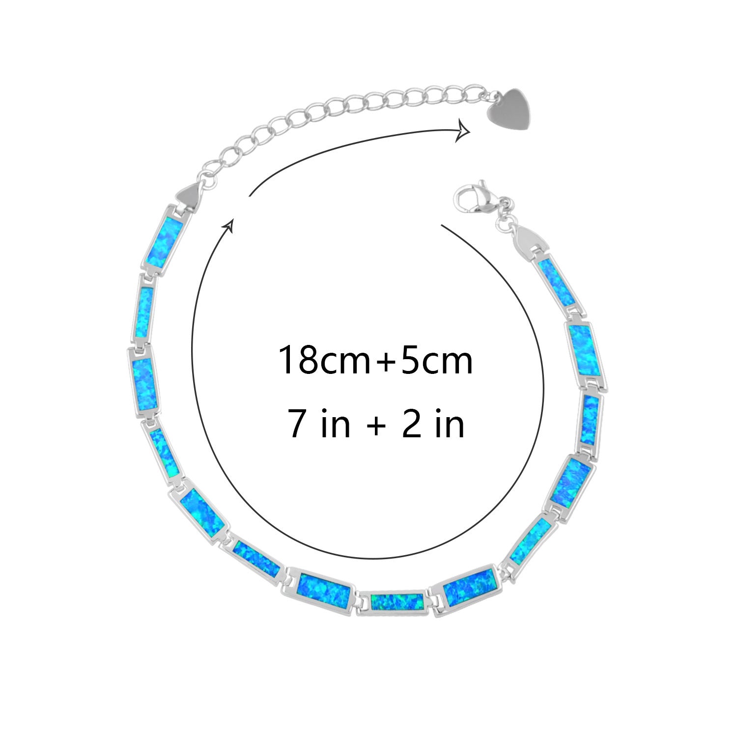 Opal Bracelet Fashion Colored Gems Ornament