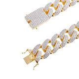 COLT 12MM Cuban Chain | 961752 - Luxurious Cubic Zirconia-Studded Jewelry