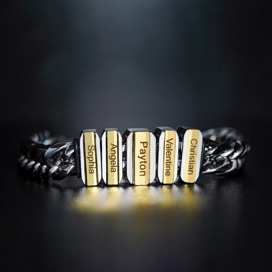 Exquisite Fashion Customizable Alphabet Cuban Chain Design Versatile Jewelry